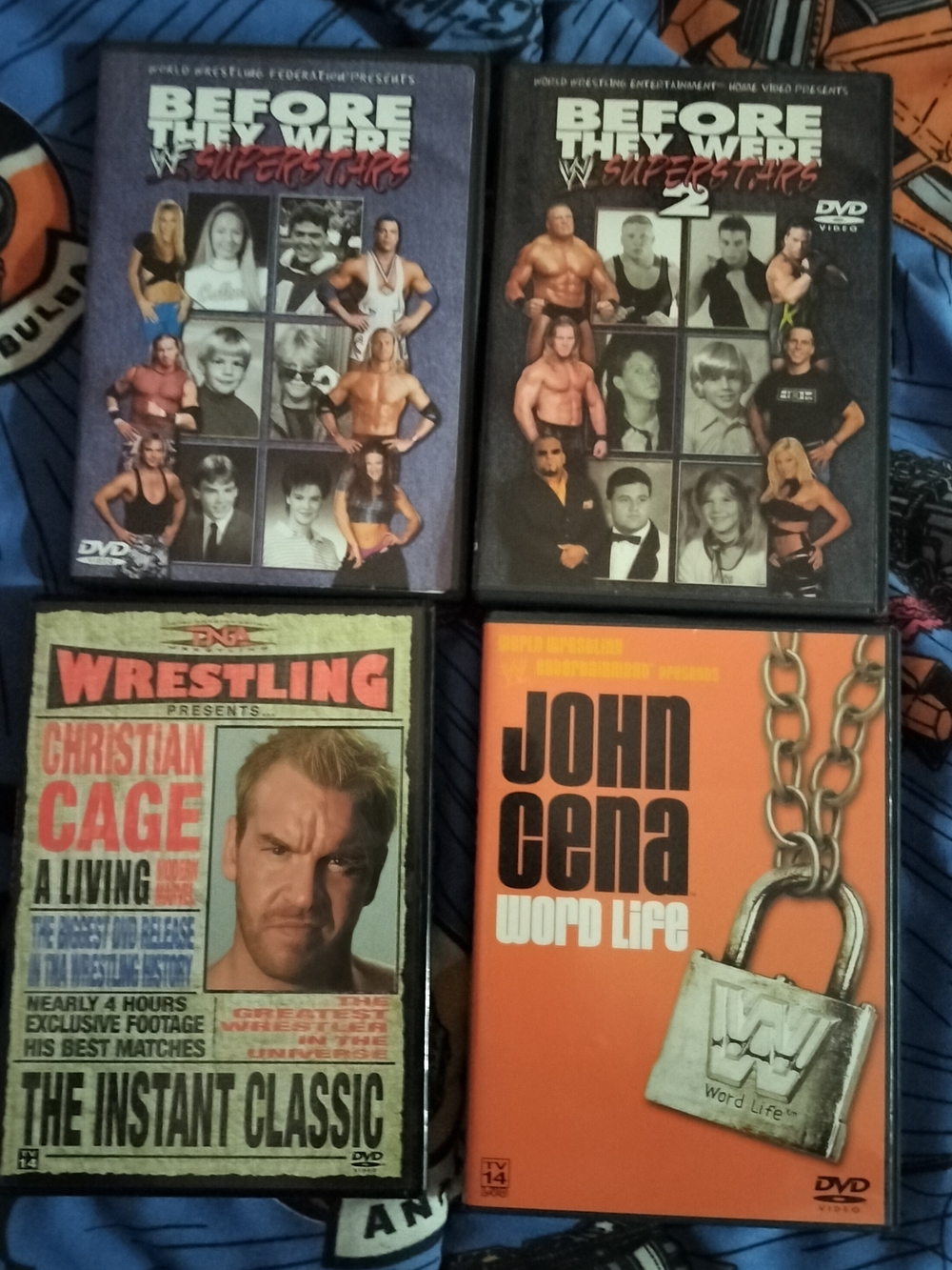 WWE DVDs John Cena World Life Before They Were Stars Volume 1 And 2 An